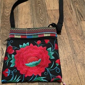 Mexican Embroidered Crossbody Bag